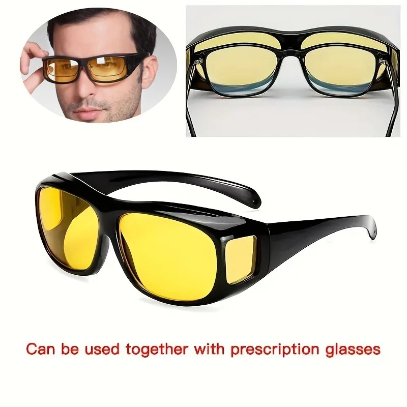 Vintage Fashion Glasses - Fashion Vintage Square Frame Unisex Night