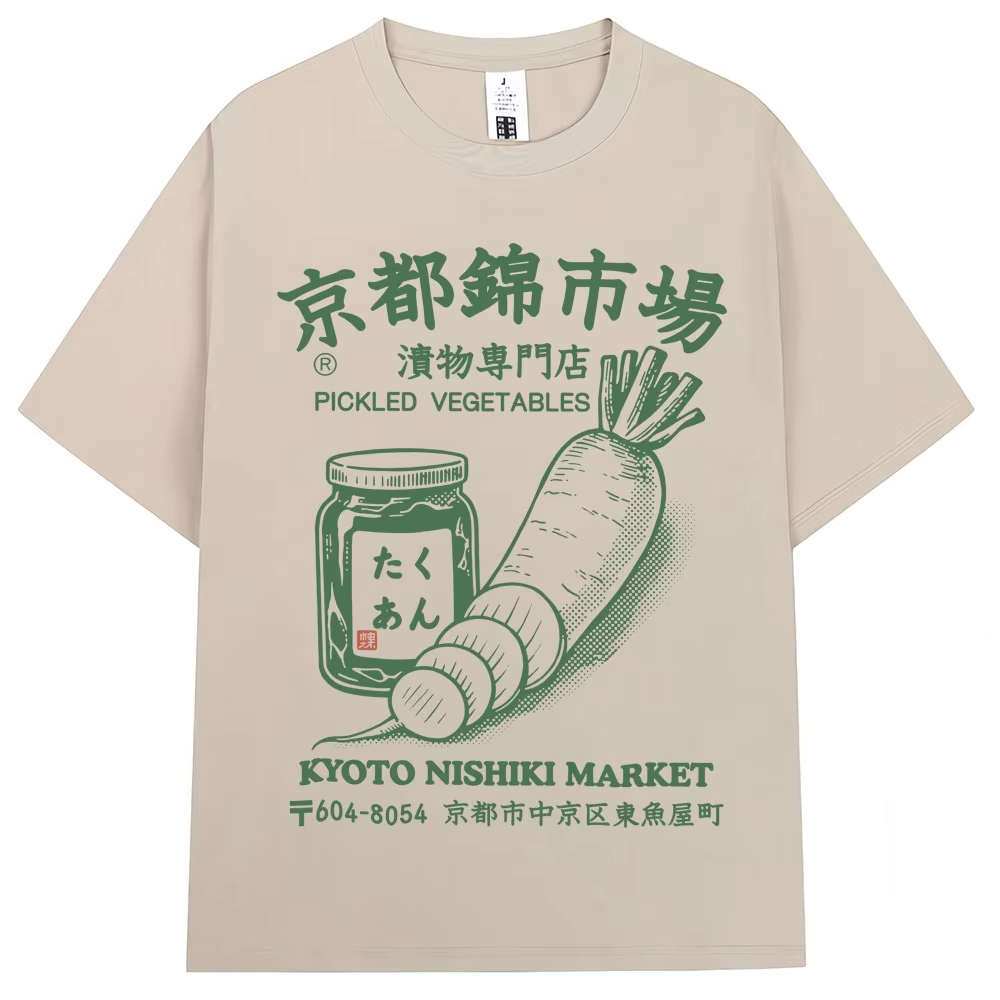 Vintage Fashion Market - Japanese Style Kyoto Nishiki Market Print