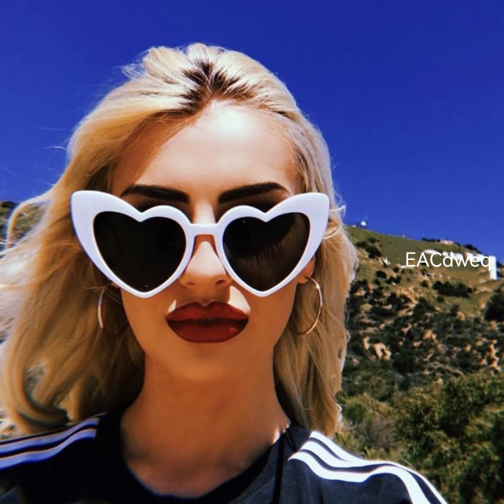 Vintage Fashion Glasses - Love Heart Cat Eye Sunglasses Woman