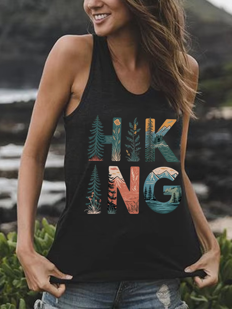 Vintage Hiking Racerback Tank  - Vintage Fashion Gen Z recension och pris