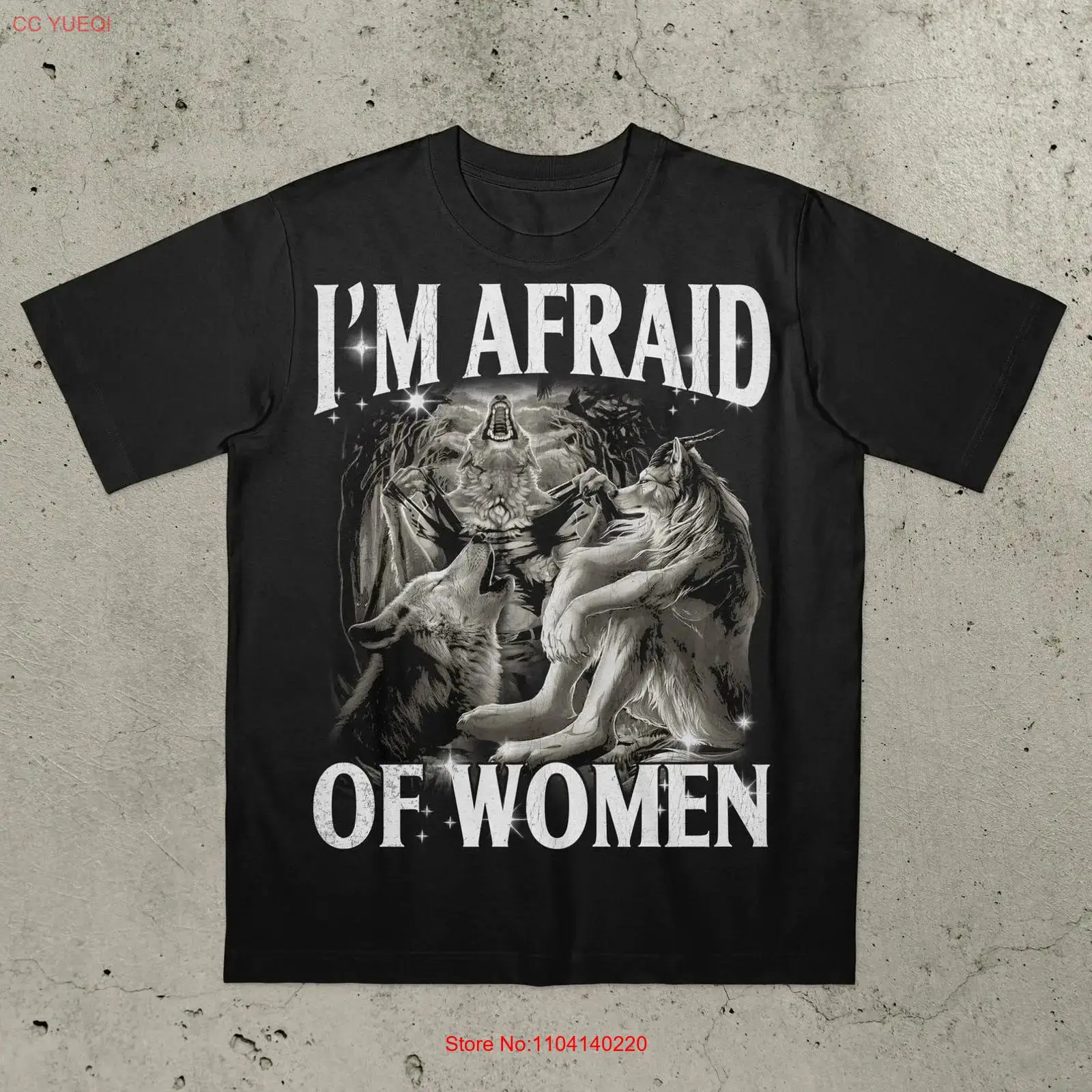 I m Afraid of Women T Shirt Fu - Vintage Fashion Gen Z recension och pris