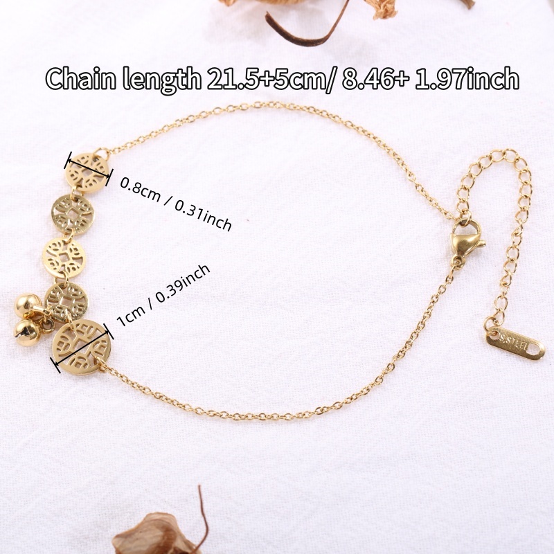 1 Piece Stainless Steel Anklet - Vintage Fashion Market recension och pris