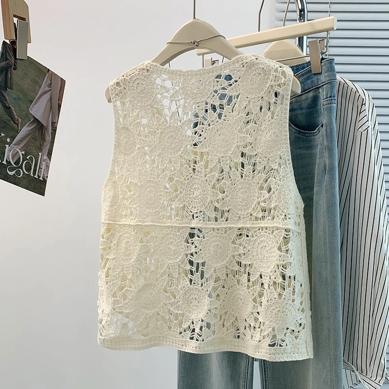 Tie Front Crochet Cardigan Flo - Crochet Top Boho recension och pris