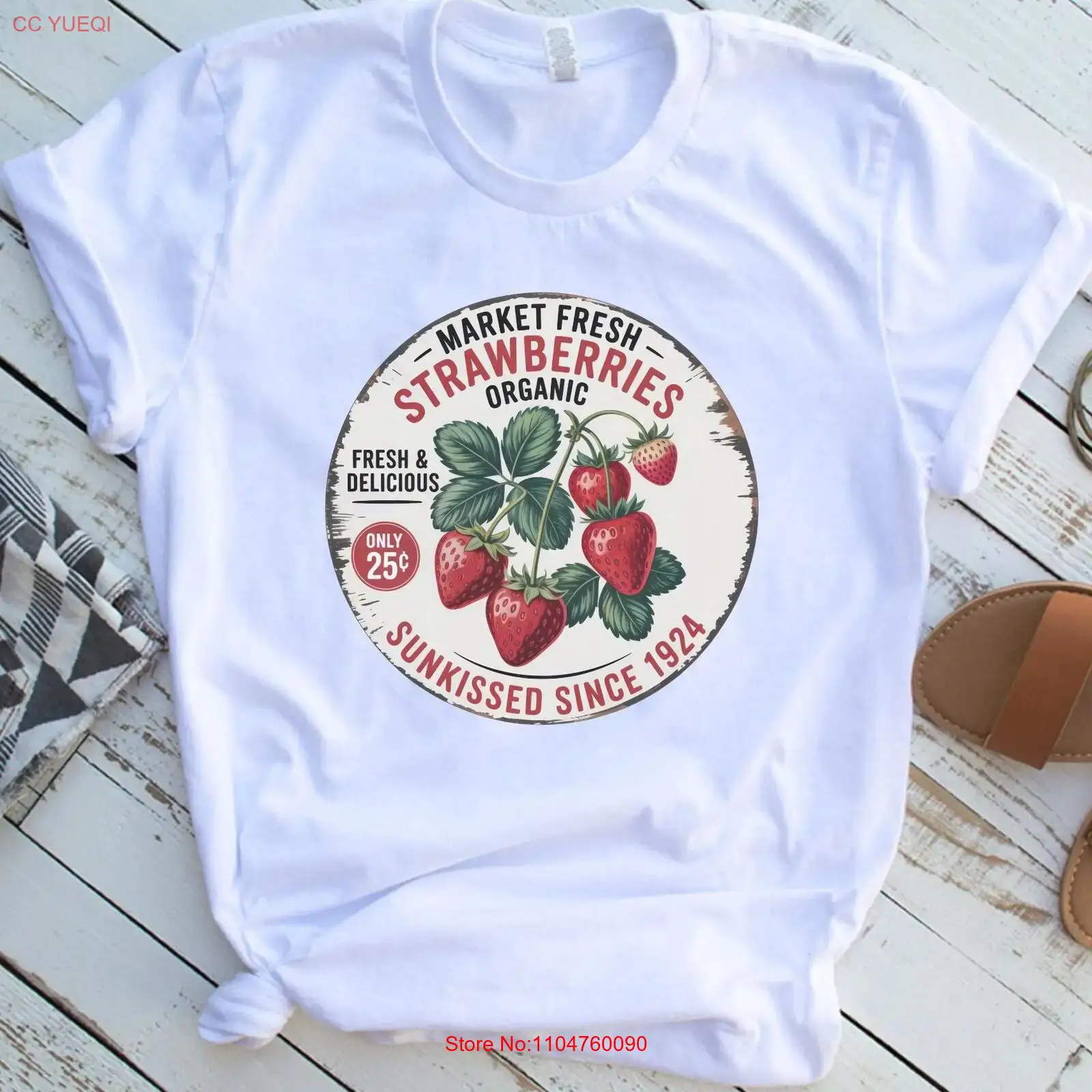 Fresh Strawberries Vintage T S - Vintage Fashion Market recension och pris