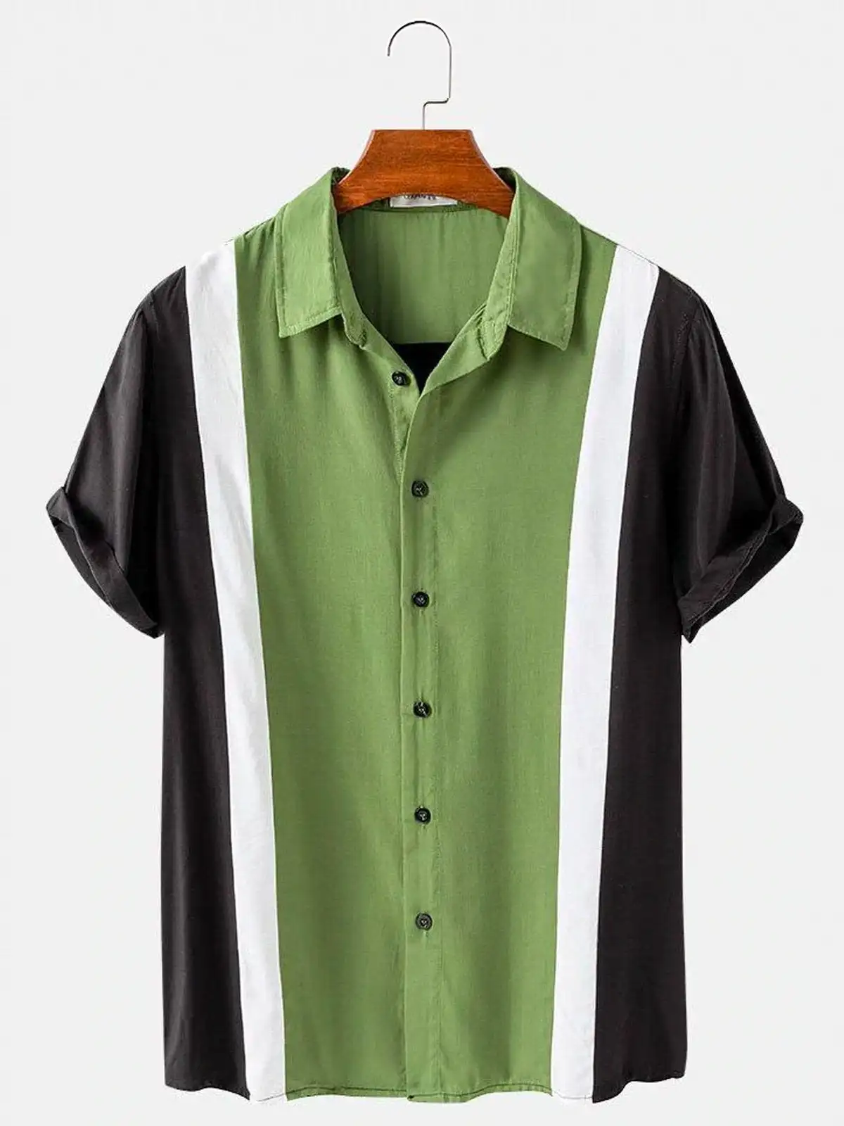 Mens Vintage 50s Classic Two T - Bowling Shirt Camp recension och pris