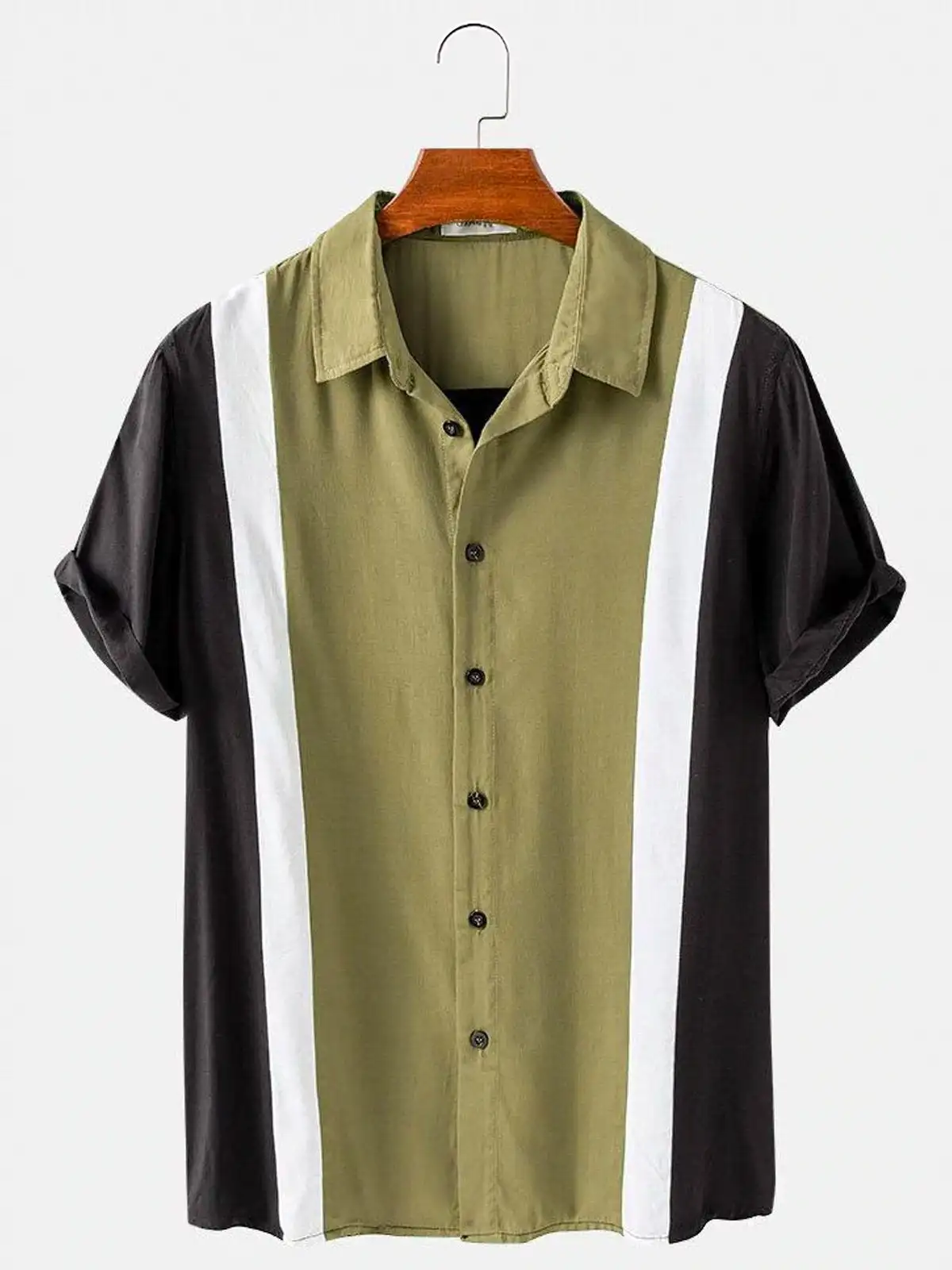Mens Vintage 50s Classic Two T - Bowling Shirt Camp recension och pris