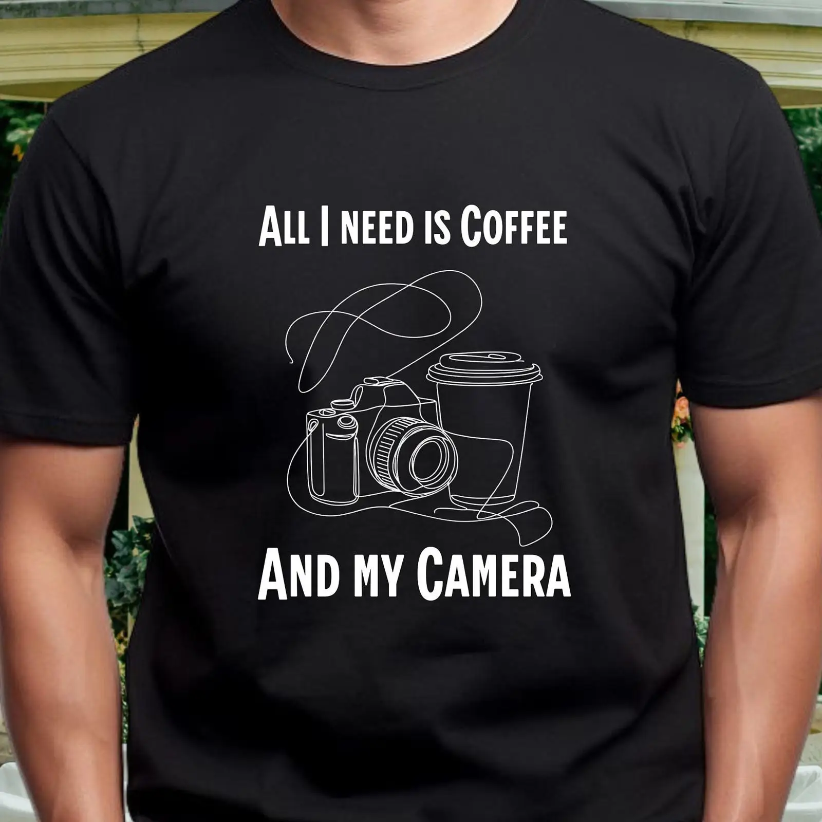 Coffee and Camera T Shirt Phot - Vintage Fashion Photographers recension och pris