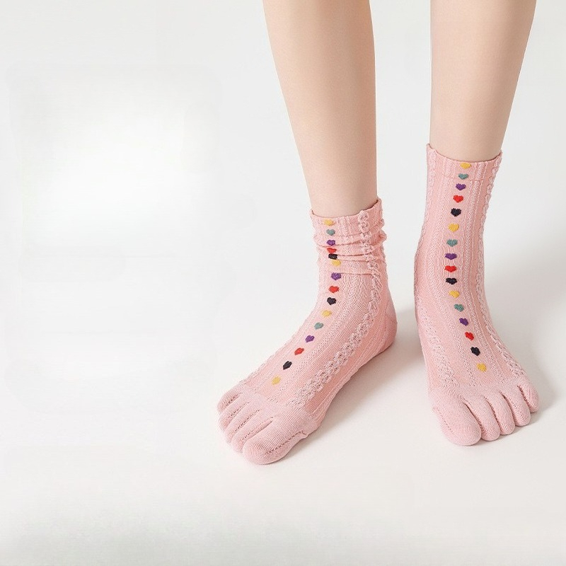 5 Pairs Finger Socks Women Gir - Vintage Fashion Girl recension och pris