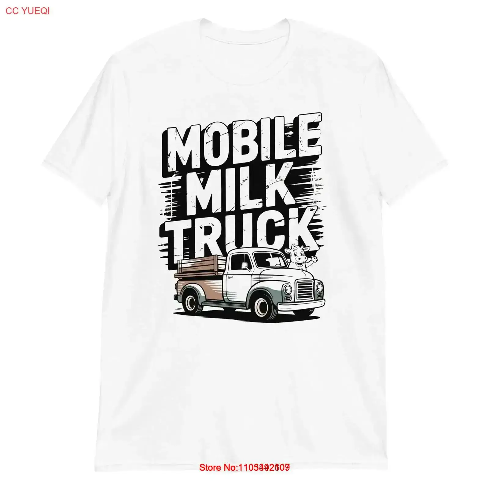Mobile Milk Truck T Shirt Vint - Vintage Fashion Market recension och pris