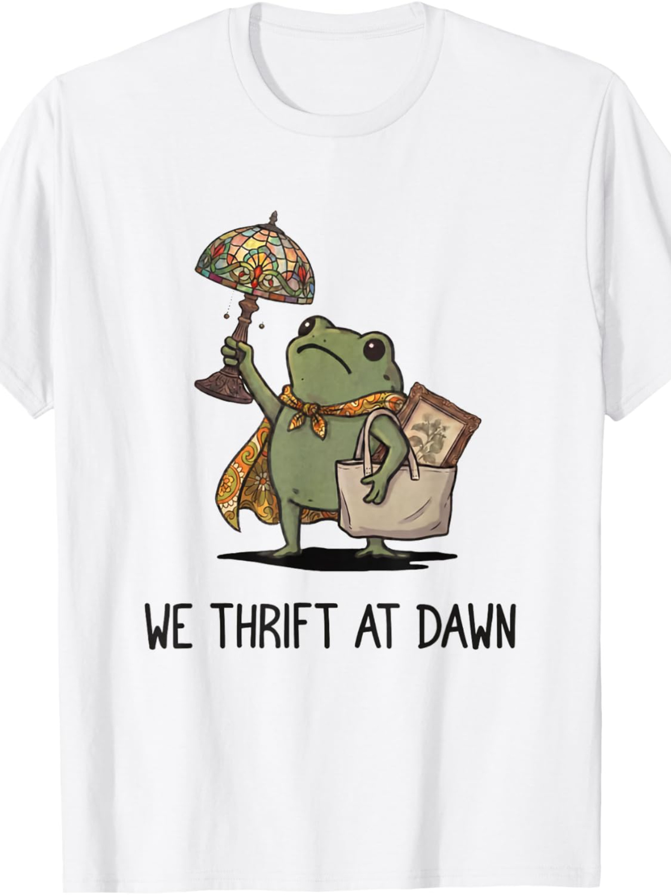 We Thrift at Dawn Funny Frog T - Vintage Fashion Thrift recension och pris