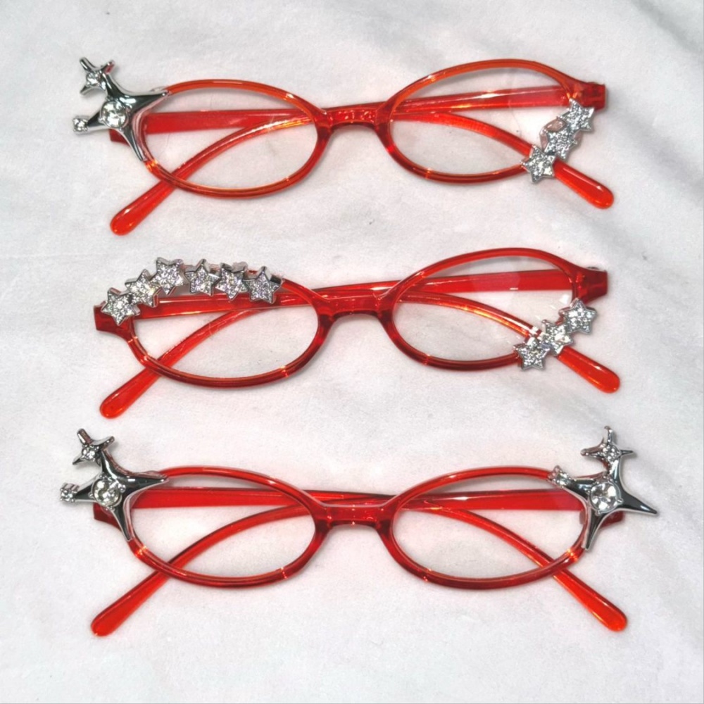 Y2K Star Rhinestone Cat Eye De - Vintage Fashion Glasses recension och pris