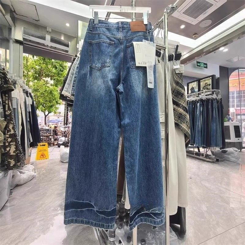 Women Loose Harajuku Retro Wid - Retro Vintage Korean Fashion recension och pris