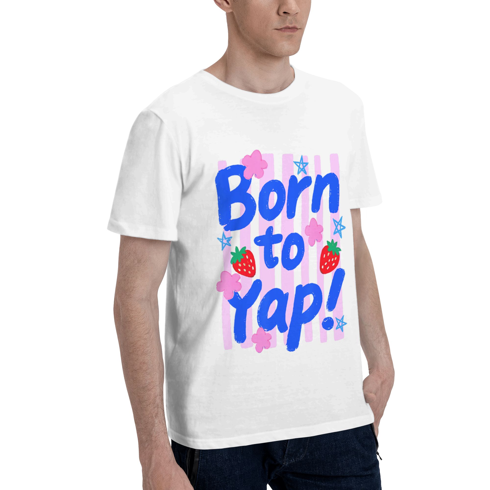Preppy Born to Yap Stripes Fun - Vintage Fashion Gen Z recension och pris