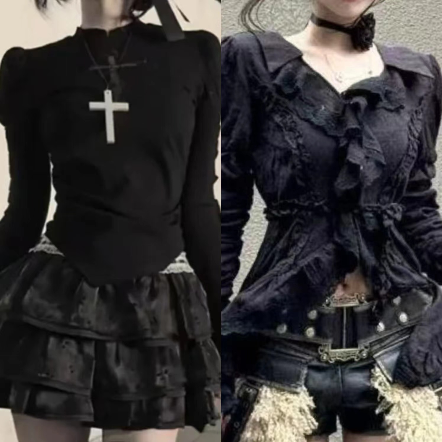 Japanese Vintage Y2k Lolita Sl - Retro Vintage Korean Fashion recension och pris