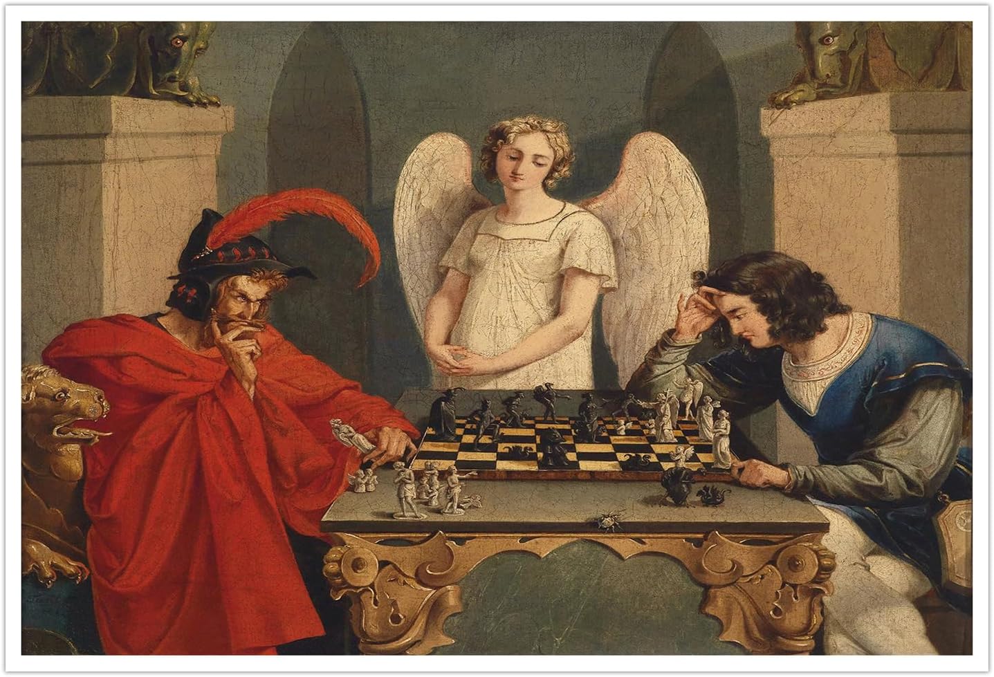 IUHYVMSM Vintage Faust And Mep - Vintage Fashion Wall Art recension och pris