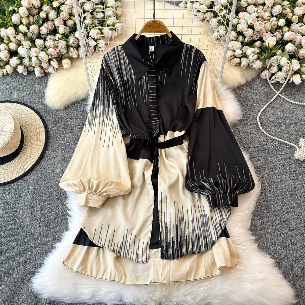 Vintage Lapel Neck Long Sleeve - Vintage Fashion Trends recension och pris