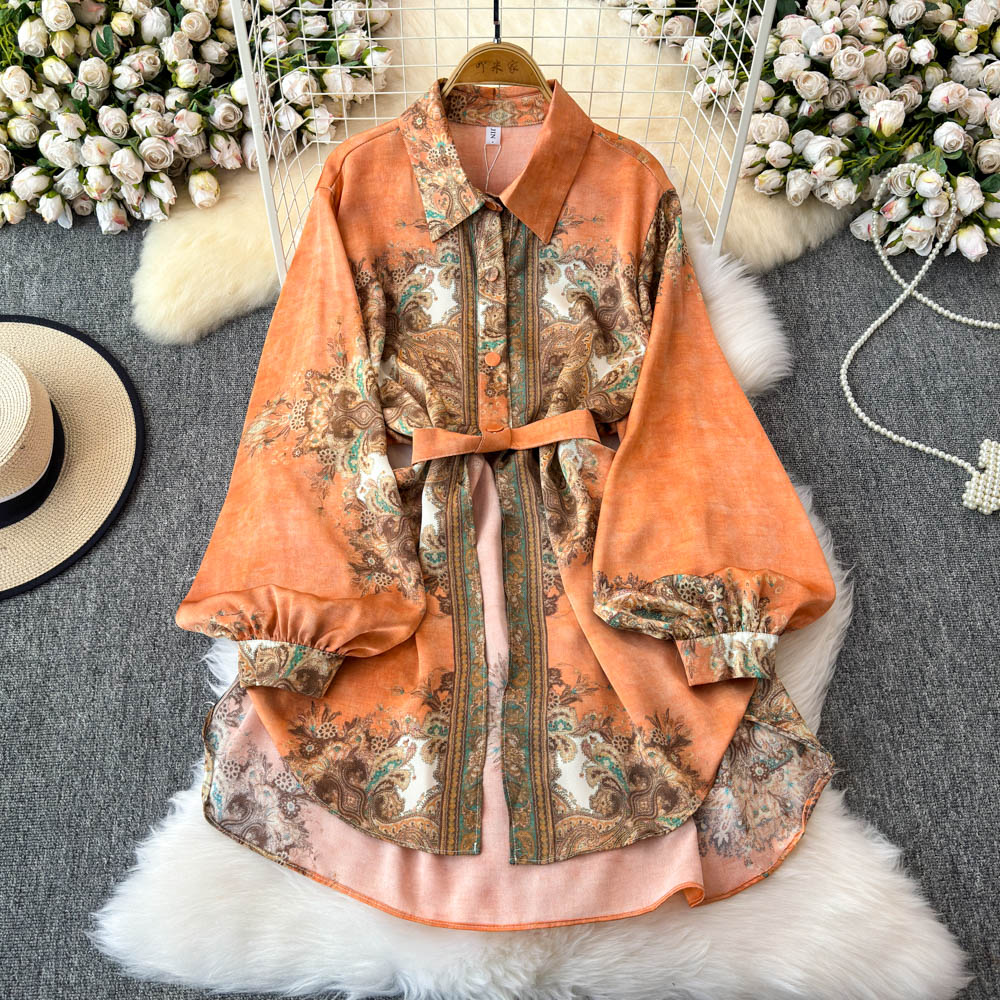 Vintage Lapel Neck Long Sleeve - Vintage Fashion Trends recension och pris