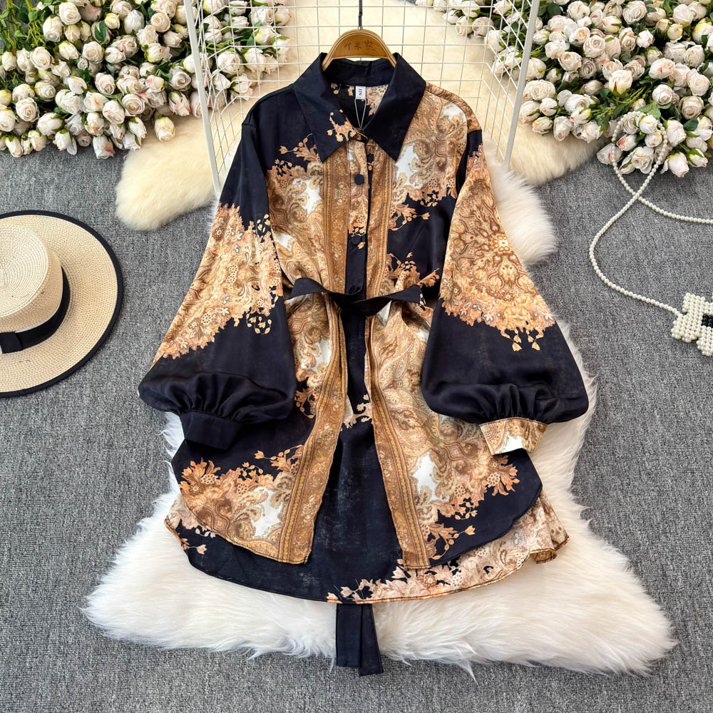 Vintage Lapel Neck Long Sleeve - Vintage Fashion Trends recension och pris