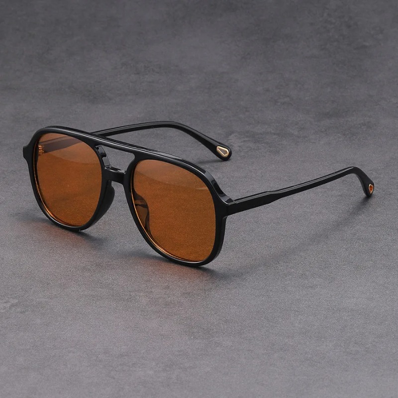 Fashion Double Beam Square Sun - Vintage Fashion And Design recension och pris