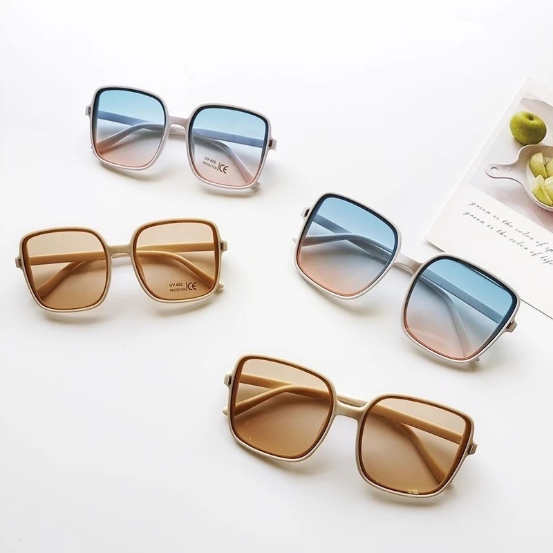 Vintage Oversized Square Sungl - Vintage Fashion And Design recension och pris
