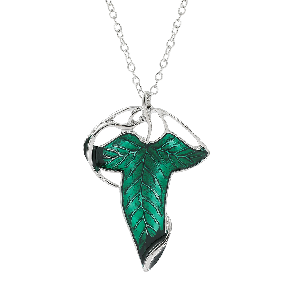 Vintage Green Leaf Pendant Nec - Vintage Fashion Designers recension och pris