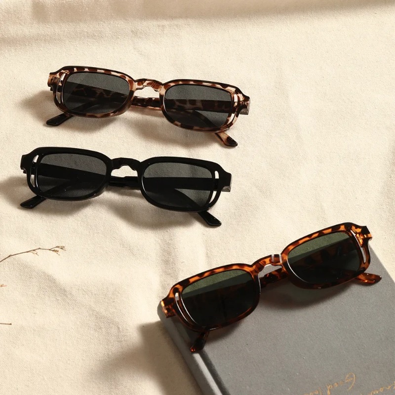 Luxurious Rectangle Sunglasses - Vintage Fashion And Design recension och pris