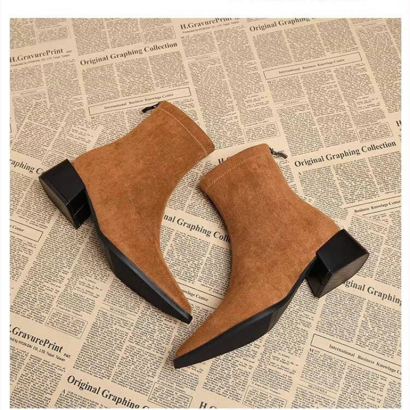 New Low Heel Women Mordern Ank - Vintage Fashion Girl recension och pris