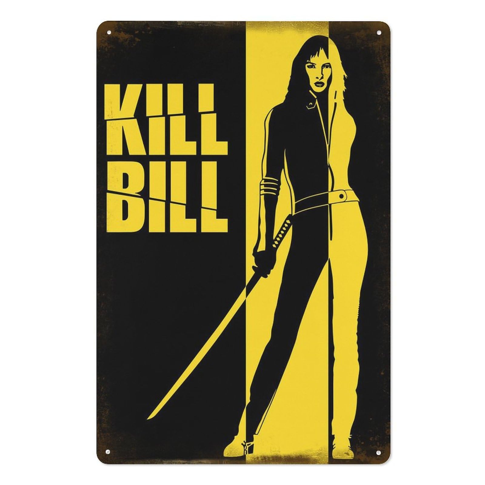 Kill Bill Movies Metal Tin Sig - Vintage Fashion Wall Art recension och pris