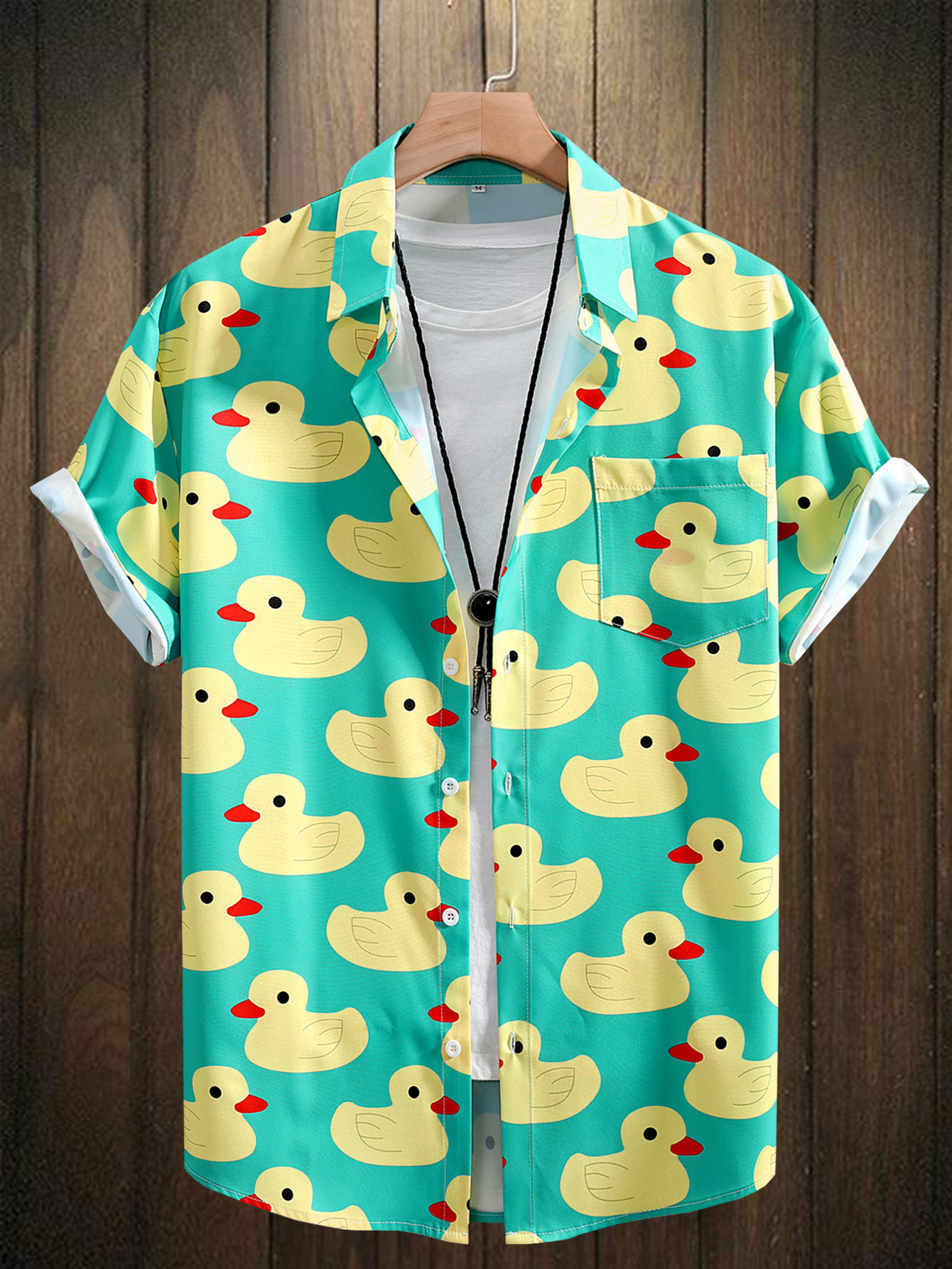 Men's Shirt Top, Rubber Duck P - Bowling Shirt Camp recension och pris