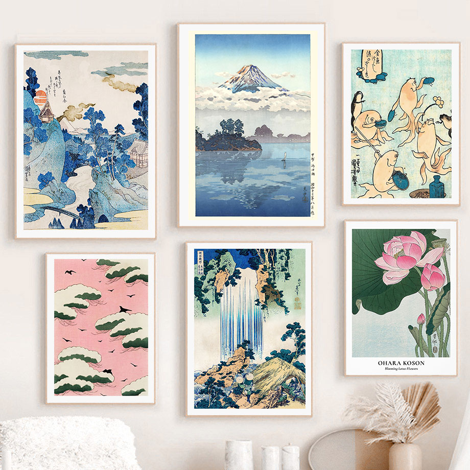 Hokusai Ohara Koson Japanese A - Vintage Fashion Wall Art recension och pris