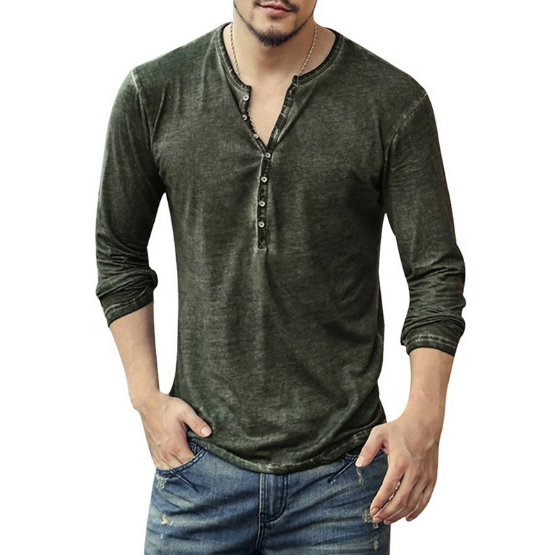 Vintage Distressed Men's V-Nec - Vintage Fashion Looks recension och pris