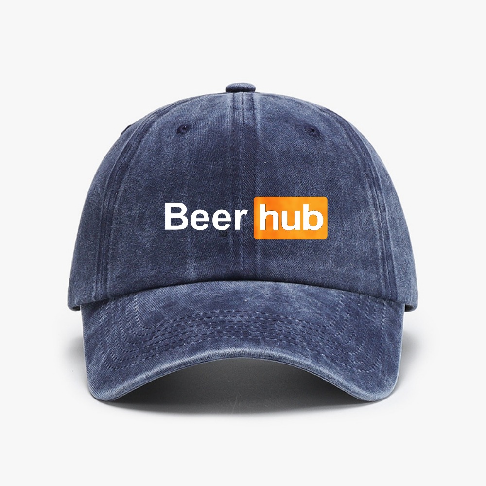 Beer Hub print Baseball Caps V - Vintage Fashion Hub recension och pris