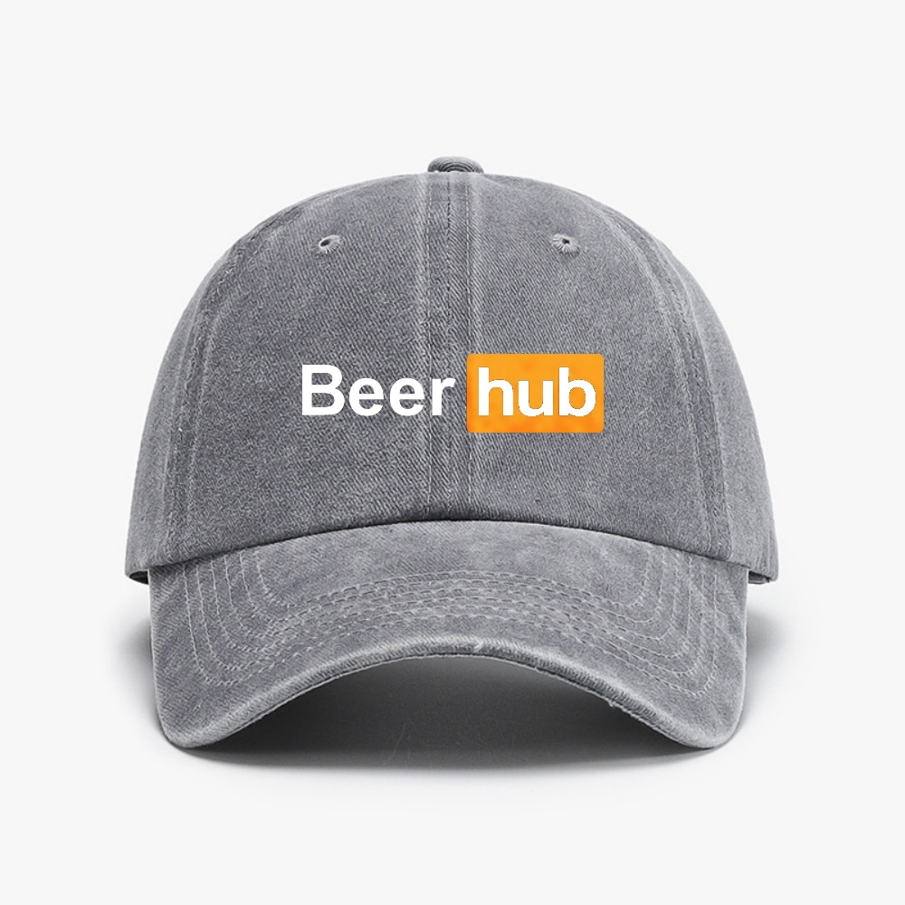 Beer Hub print Baseball Caps V - Vintage Fashion Hub recension och pris
