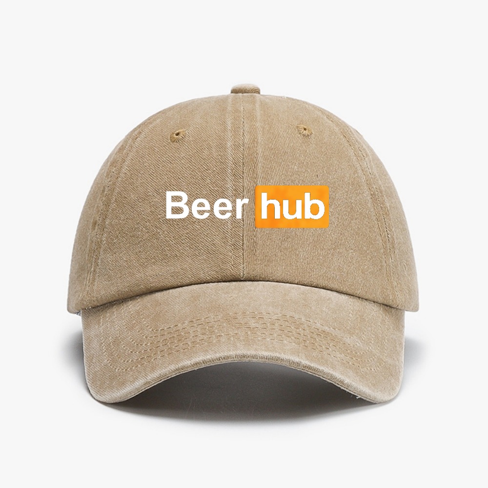 Beer Hub print Baseball Caps V - Vintage Fashion Hub recension och pris