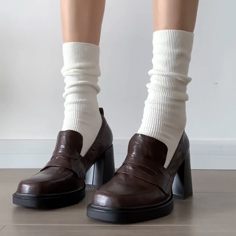 College Style Women Loafer Sho - Vintage Fashion Designers recension och pris
