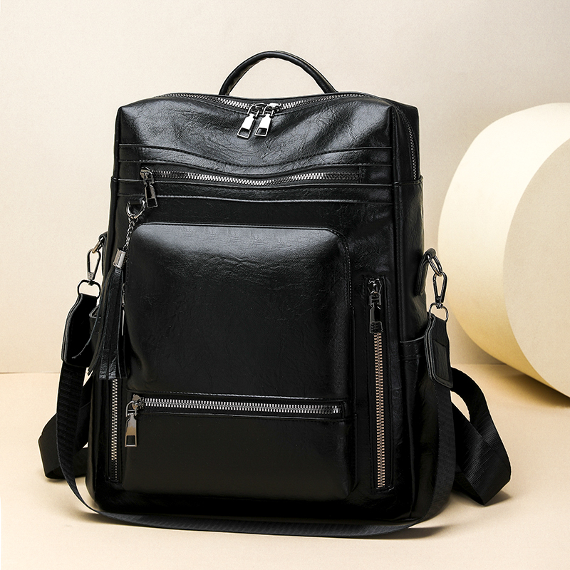Vintage Leather Look Backpack  - Vintage Fashion Looks recension och pris