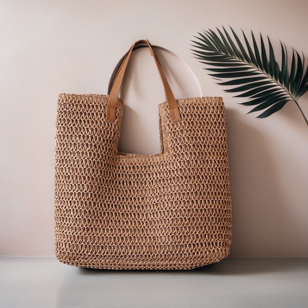 Travel Vintage Style Straw Sho - Vintage Fashion Market recension och pris