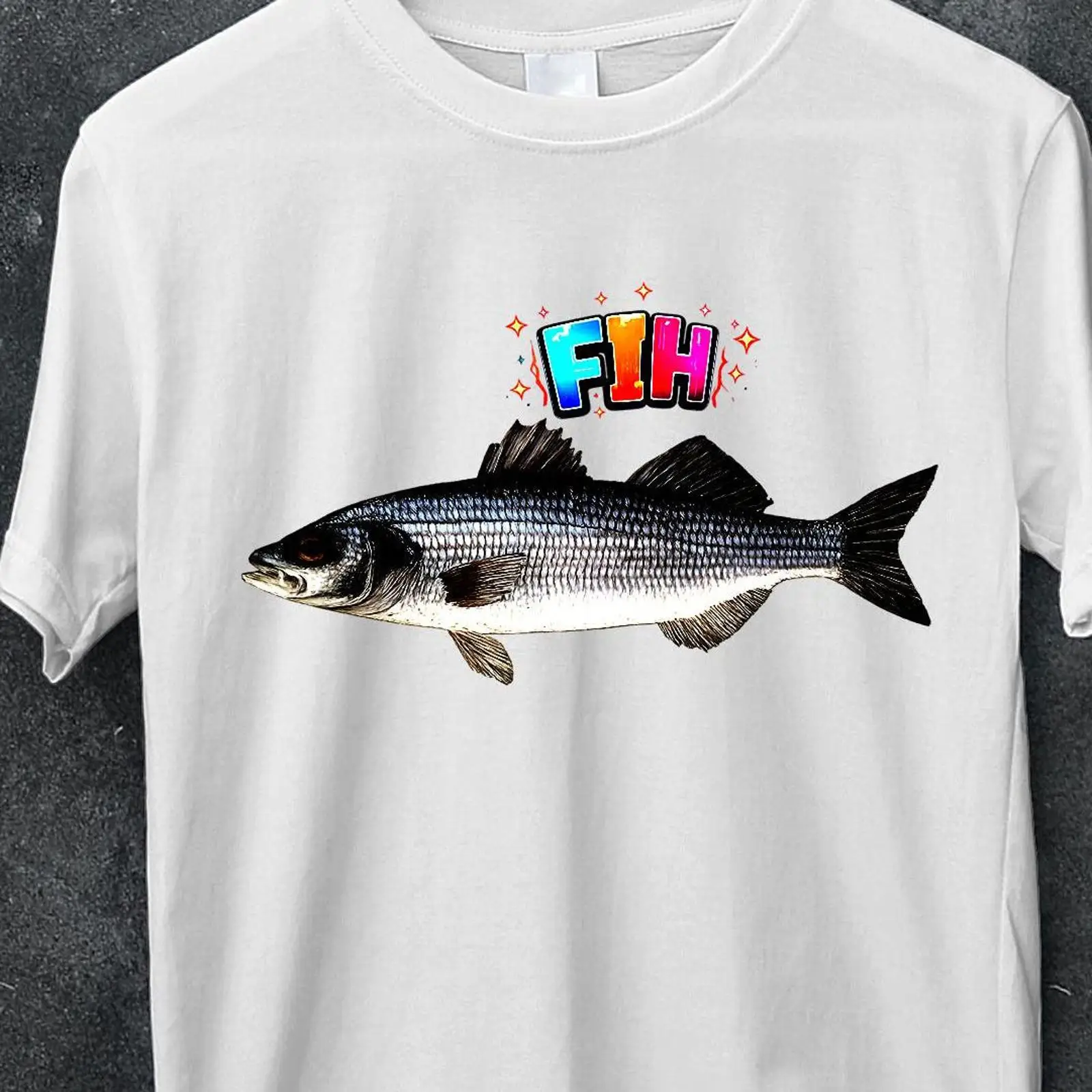 Fih Fish Meme T Shirt Funny Ge - Vintage Fashion Gen Z recension och pris
