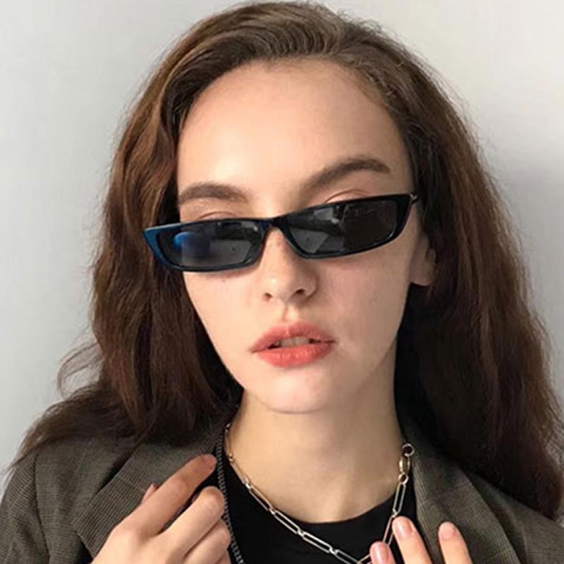 Small Rectangle Sunglasses Fas - Vintage Fashion Girl recension och pris