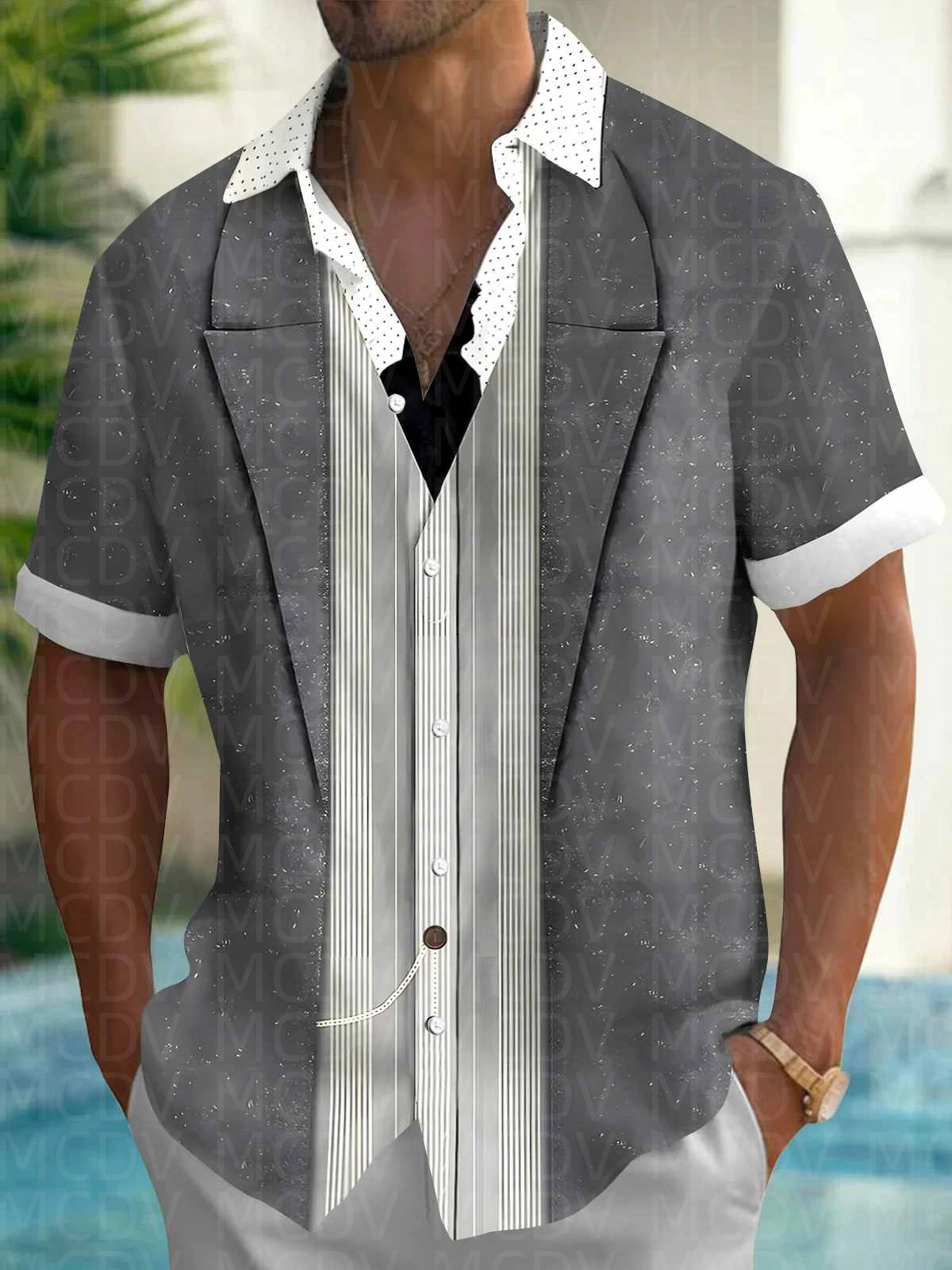 Bowling Pattern Men's Hawaiian - Bowling Shirt Camp recension och pris