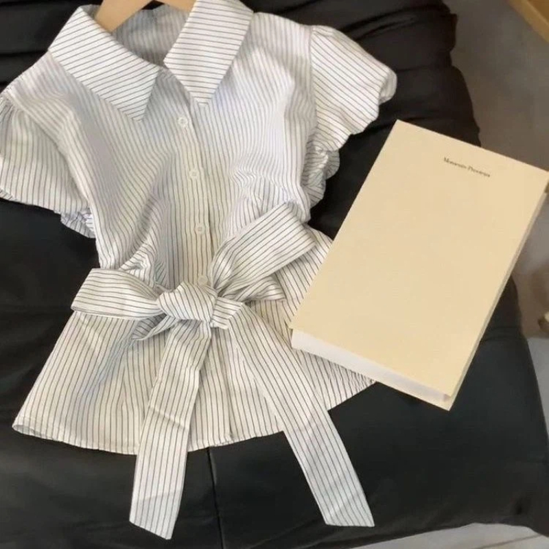 Women Clothes Polo Neck Stripe - Vintage Fashion Trends recension och pris