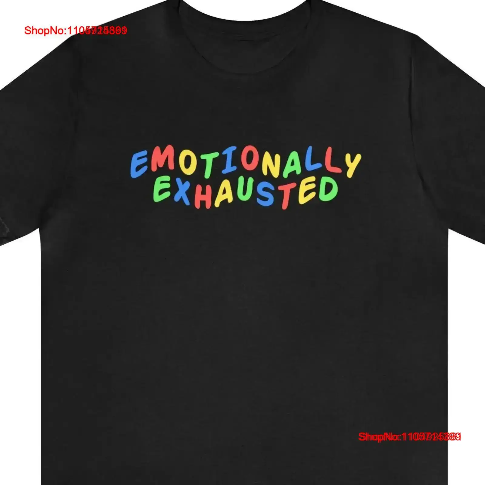 Funny T Shirt Emotionally Exha - Vintage Fashion Gen Z recension och pris